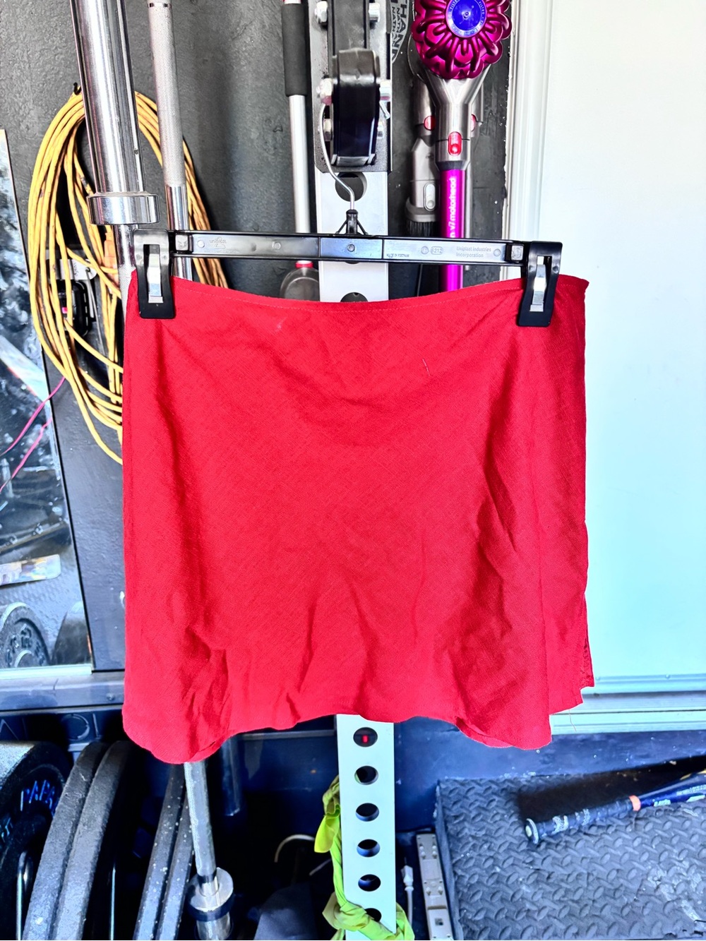 Red Mini Skirt – Clean Waistband